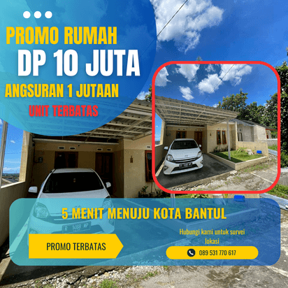 PERUMAHAN MURAH DP 10 JUTA, LOKASI STRATEGIS