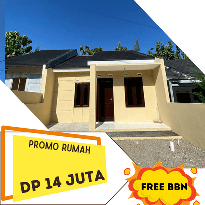 RUMAH DP 14 JUTA, ANGSURAN 1 JUTAAN