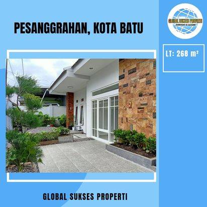 Rumah Villa Luas Mewah Asri Sejuk View Pegunungan Dekat Wisata Batu