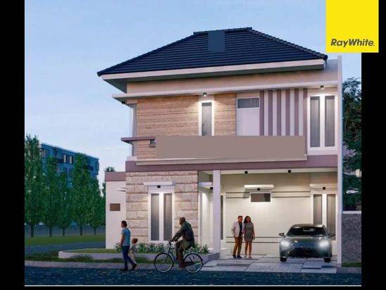Dijual Rumah 2 lantai SHM di Wisma Permai Surabaya