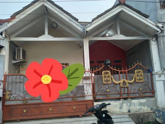 Rumah merah merona di thb bekasi(a2731(