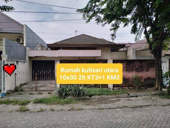 Rumah Kutisari 2Lt Murah Hitung Tanah,perlu Renov Lt2