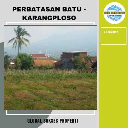 Tanah Murah dan Luas di perbatasan Kota Batu Karangploso