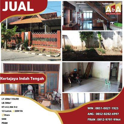 RUMAH DI KERTAJAYA INDAH TENGAH SURABAYA TIMUR