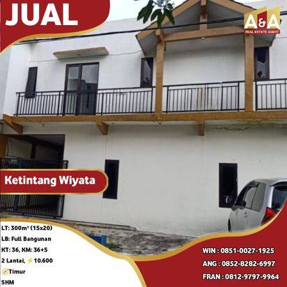 RUMAH USAHA DI KETINTANG WIYATA SURABAYA SELATAN