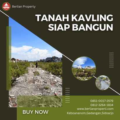 tanah kavling siap bangun dengan lokasi yang strategis