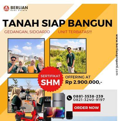 miliki tanah kavling berlian sekarang juga