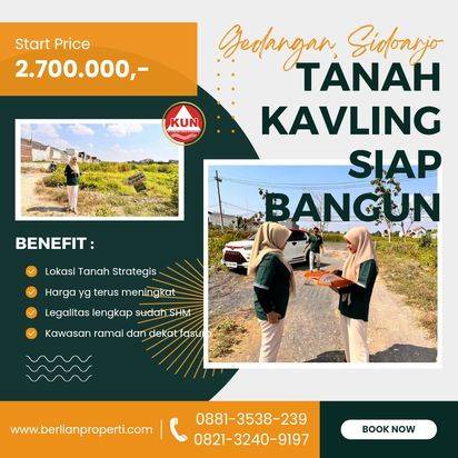 tanah siap bangun dengan harga yang masih terjangkau