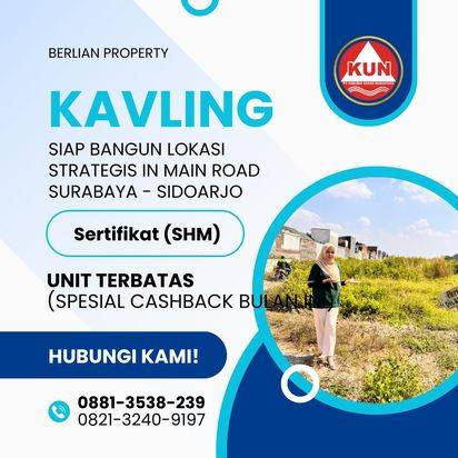 miliki tanah kavling berlian sekarang juga dan dapatkan promo di bulan ini