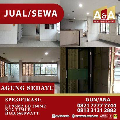 DIJUAL/DISEWAKAN RUKO LOKASI JAKARTA