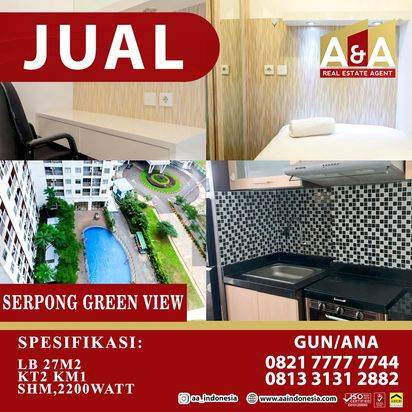 DIJUAL APARTMENT SKY VIEW LOKASI TANGERANG SELATAN