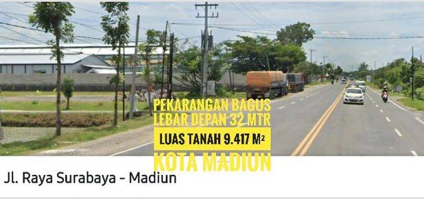 DI JUAL Tanah Pekarangan, Dpn Exit Tol Dumpil-MADIUN, Strategiss 