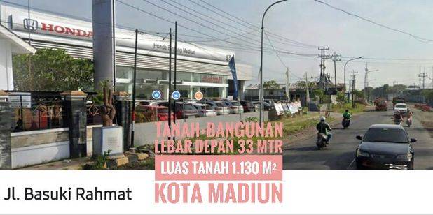 JUAL Tanah+Bangunan, Basura Kota MADIUN, Lokasie Ciamik
