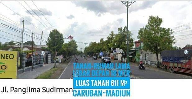 JUAL Tanah+Bangunan LD 18 mtr, PangSud Caruban-MADIUN, Apikk