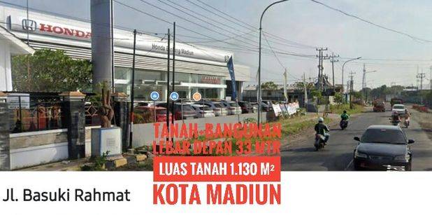 JUAL Tanah+Bangunan, Basura Kota MADIUN, Lokasi Istimewa