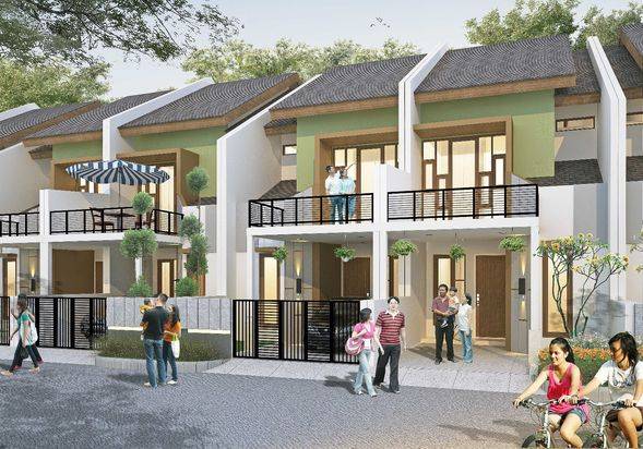 Nusa Amala Rumah Keren 2 Lantai di Aryana Karawaci