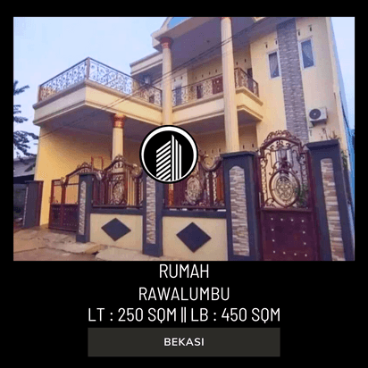 Rumah Besar Rawalumbu Bekasi 2 Lantai Bebas Banjir Lokasi Strategis