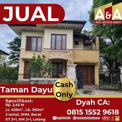 JUAL VILLA TAMAN DAYU PRIGEN