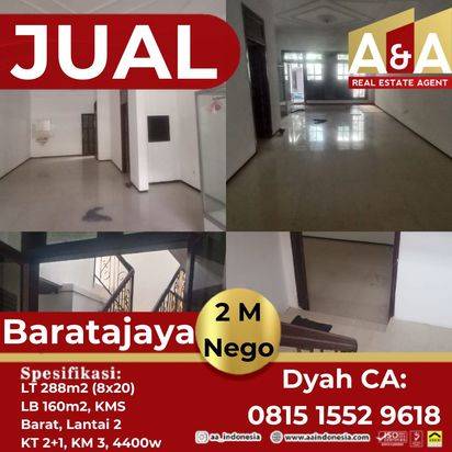 JUAL RUMAH LOKASI BARATA JAYA 