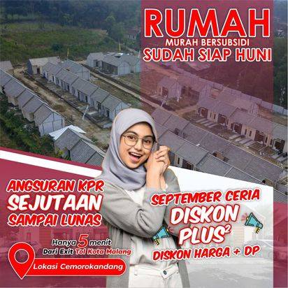 HUNIAN MINIMALIS AREA PAKIS PROMO AKHIR BULAN
