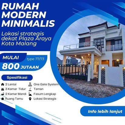 HUNIAN MODERN DAERAH BLIMBING MALANG 