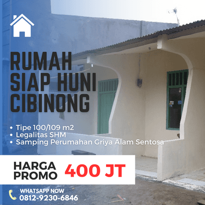 Kontrakan Strategis di Cileungsi Harga 300JT-AN