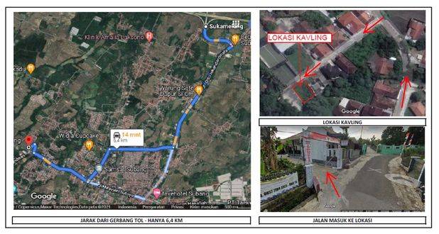 DIJUAL CEPAT KAVLING STRATEGIS 140M2 TEGAL KALAPA DANGDEUR, SUBANG [BISA 2 KALI BAYAR]