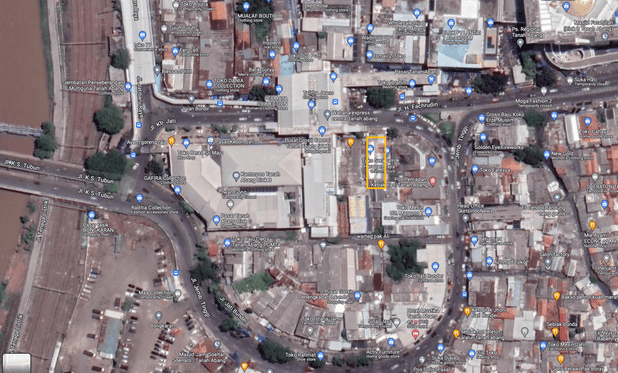 Tanah Komersial Besar (Tanah Abang - Kebon Jati/Kebon Kacang)