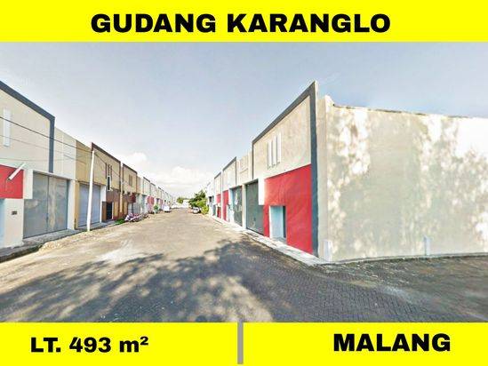 Gudang dijual di Karanglo Singosari dekat exit tol kota Malang