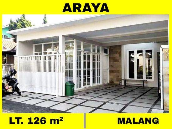 Dijual rumah di Araya PBI Blimbing kota Malang