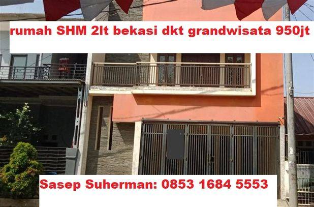 rumah shm 2lt siap huni bekasi bebas banjir dkt grandwisata