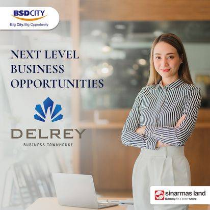 Ruko Keren Delrey Biztown Lokasi Premium Strategis di BSD City