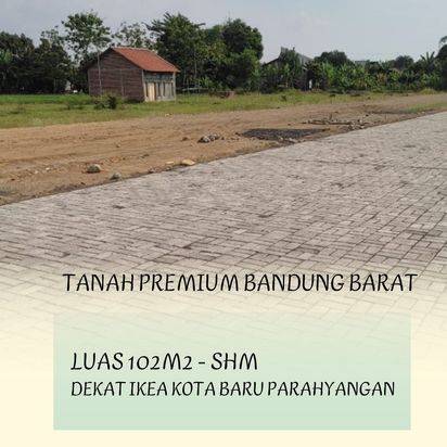 Tanah Pakuhaji  Bandung Barat Ngamprah Dekat Jalan Utama Surat SHM