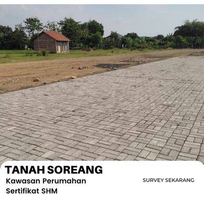 Tanah Bandung Soreang Cocok Bangun Rumah Terima SHM