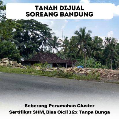 Dijual Tanah Soreang Cocok Bangun Resort Surat SHM
