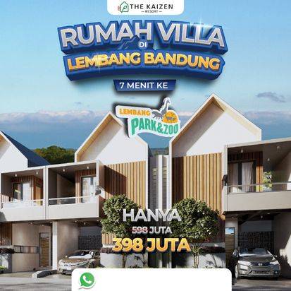 Investasi Homestay di Lembang Asri Bandung beli 1 dapat 2 unit free 