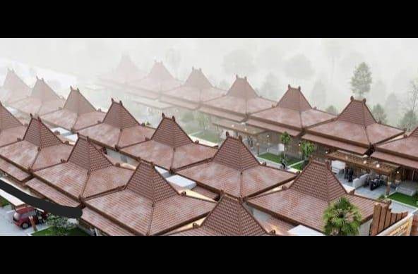 RUMAH KONSEP JAWA MODREN DI PRAMBANAN DEKAT CANDI SEWU
