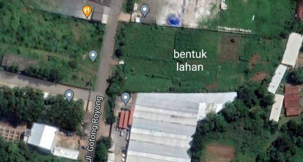 Kavling di Jalan Gotong Royong, Pabuaran, Gunung Sindur, Bogor