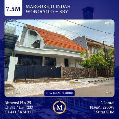 Jual Rumah Margorejo Indah dekat Jemursari A. Yani Plasa Marina Amaris Hotel Superindo