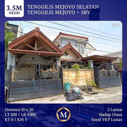 Jual Rumah Tenggilis Mejoyo Selatan dekat Superindo Jemursari  Plasa Marina Maspion Square Amaris Hotel Apartemen Puncak Marina UBAYA Rungkut Panjang Jiwo Transmart Royal Hospital Apartemen Metropolis