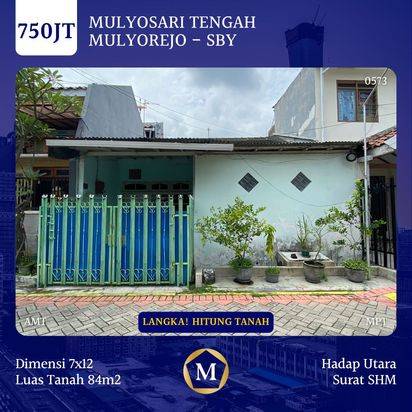 Jual Rumah Mulyosari Tengah Dekat UNAIR ITS Universitas Widya Kartika East Cost Pakuwon City Laguna Dharmahusada Regency Kalisari Perumahan Sutorejo Prima Indah
