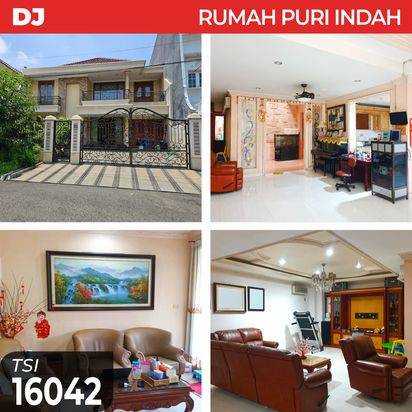 (TSI/16042) Rumah Puri Indah, Kembangan, 12x25 m², 2 Lt, SHM