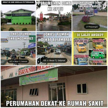 take over Kredit rumah subsidi di tanjung selamat pajak melati medan