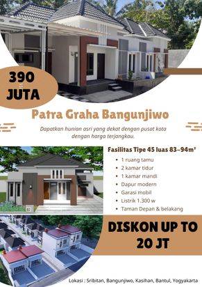 ADA SPACE TAMAN DI DEPAN DAN BELAKANG DALAM CLUSTER SISA 3 UNIT 390JT