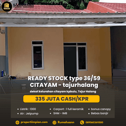 Rumah murah siap huni di citayam tajurhalang