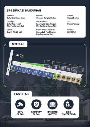 Rumah dekat Alun-alun Karanganyar 2 Lantai Scandinavian