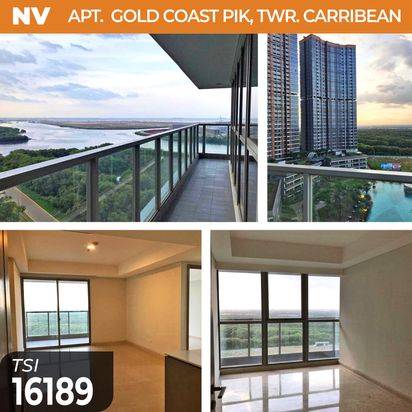 (TSI/16189) Apartemen Gold Coast PIK, Tower Carribean, Penjaringan, 135 m², Lt. 10, PPJB