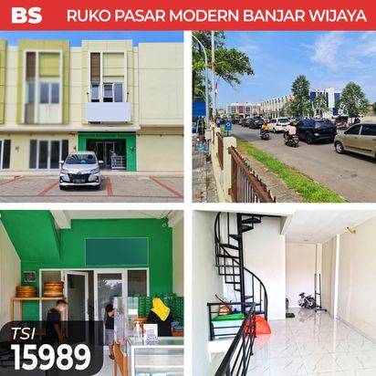 (TSI/15989) Ruko Pasar Modern Banjar Wijaya, Tangerang, 4x11.5 m², 2½ Lt, PPJB