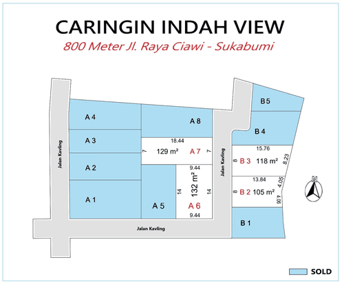 Tanah Villa Dekat tol Caringin, Promo Hanya 1 Jt-an Free SHM.