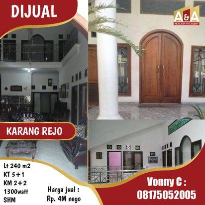 DIJUAL RUMAH SURABAYA SELATAN